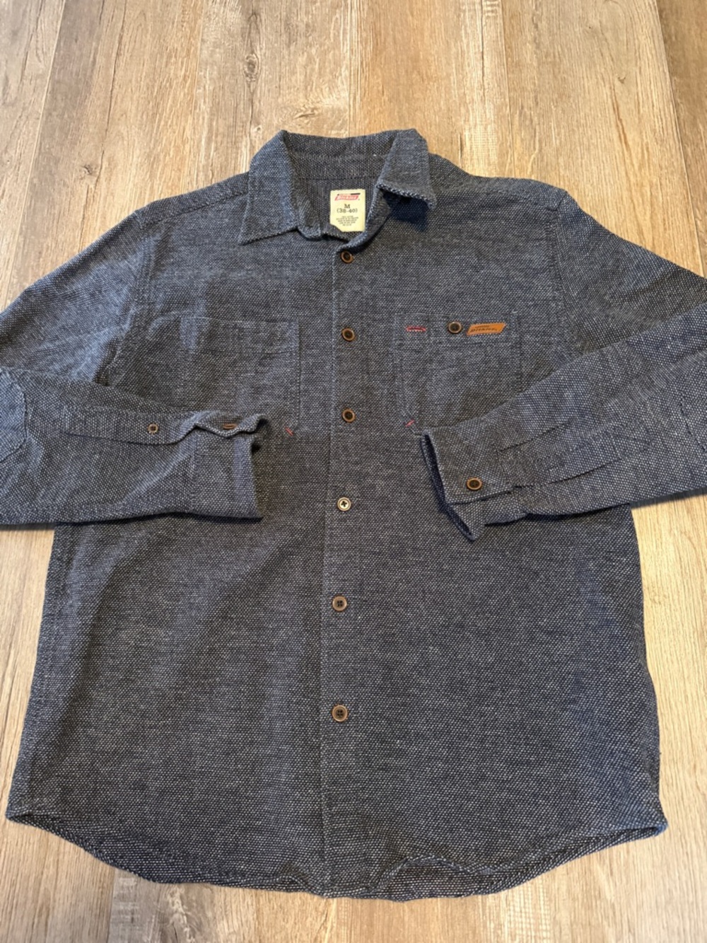 Dickies Blue Button-Up Shirt